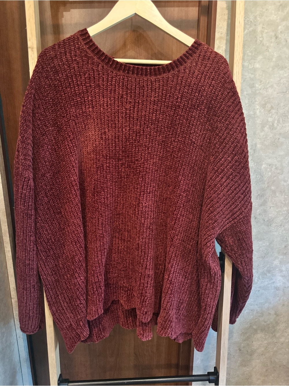 Ava & Viv | Knit Scoop Neck Sweater | Scalloped Bottom | 3X